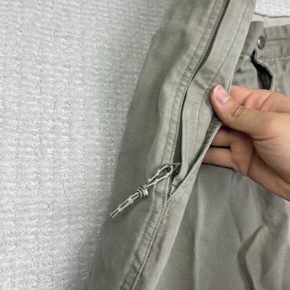 Columbia Pants Mens 36x34 Tan Khaki Duck Canvas Utility Pocket Outdoors Camping - Picture 6 of 11